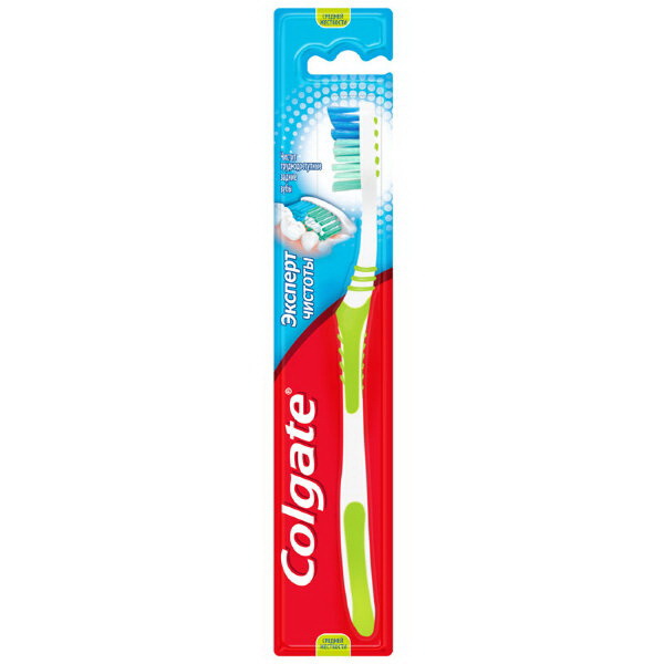 Уценен Colgate зубная щетка средняя Эксперт чистоты N 1