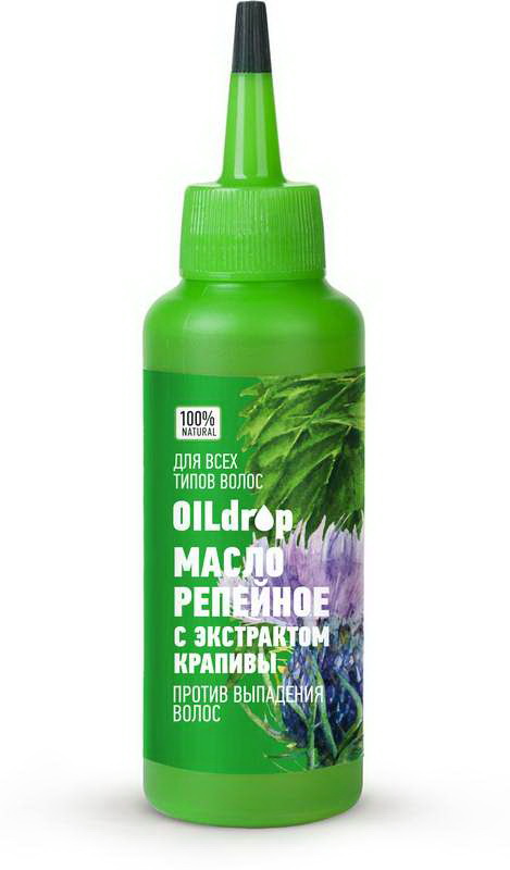 Уценен Oildrop репейное масло с экстрактом крапивы 100 мл N 1