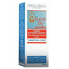 Serge Arsua lab спрей-антиперспирант для чувствительной кожи защита на 3 дня 50мл