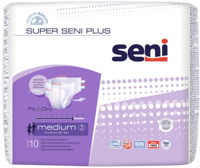Подгузники для взрослых Super Seni plus medium N 10