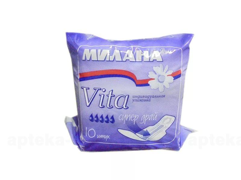 Милана Vita прокладки ультратонкие супер драй инд уп N 10