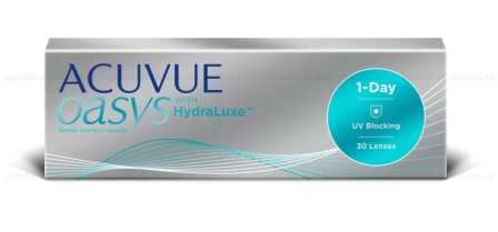 Линзы контактные 1 Day Acuvue OASYS with HydraLuxe 8.5/ +1.75 N 30