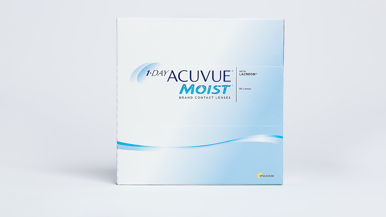 Линзы контактные 1 Day Acuvue MOIST 8.5/ +5.00 N 90