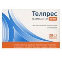Телпрес тб 40 мг N 28