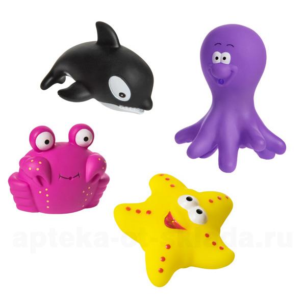 Курносики набор игрушек для ванны морские животные /25032/ 6+мес N 4