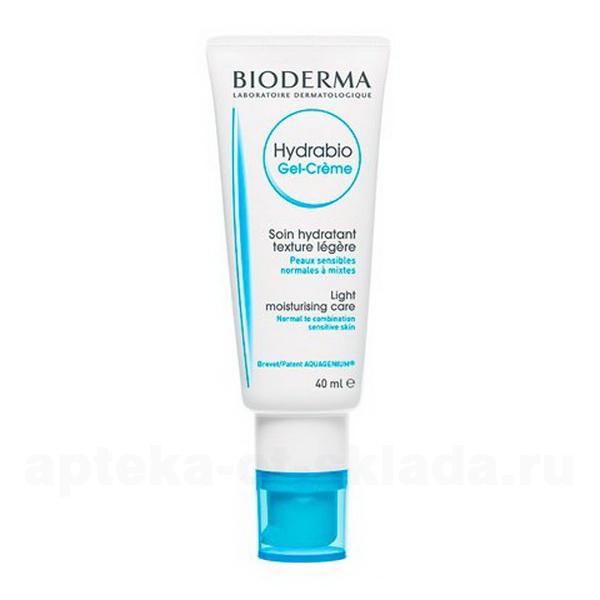 Bioderma Hydrabio гель-крем увлажняющий для чувствительной/нормальной/смешанной кожи 40 мл