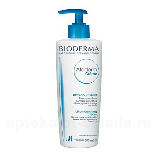 Bioderma Atoderm крем ультрапитательный для нормальной и сухой кожи 500мл