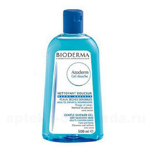 Bioderma Atoderm гель для душа для нормальной склонной к сухости кожи 500мл