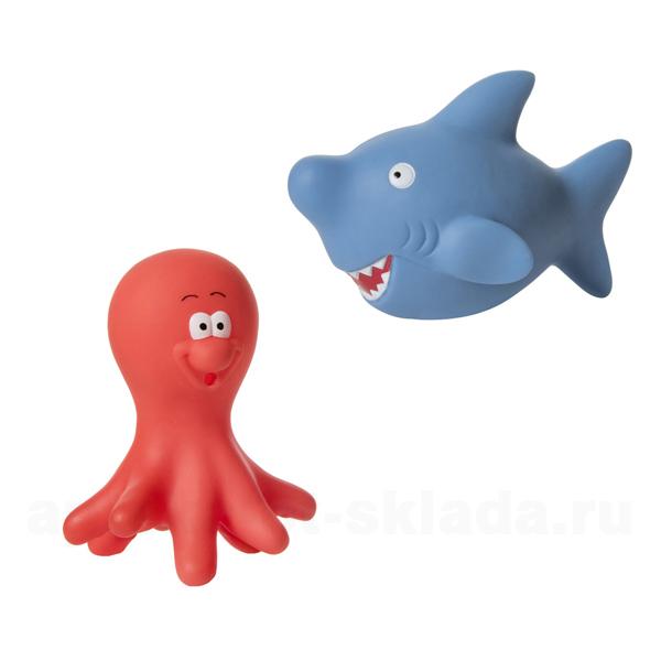 Курносики набор игрушек для ванны Осьминог и акула 6+ ( 25036)
