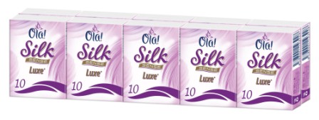 Ola silk sense Luxe платки носовые спайка 10шт N 10