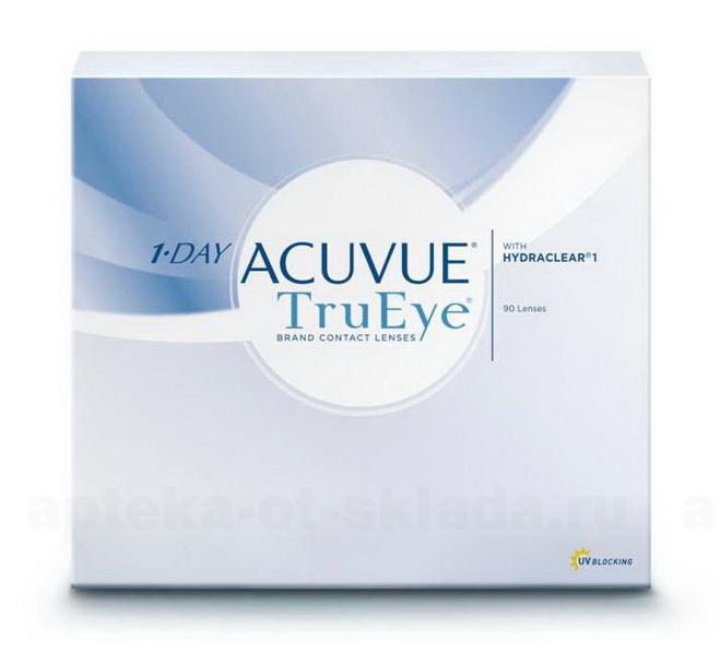 Линзы контактные 1 Day Acuvue TruEye 8.5/ -1.75 N 90