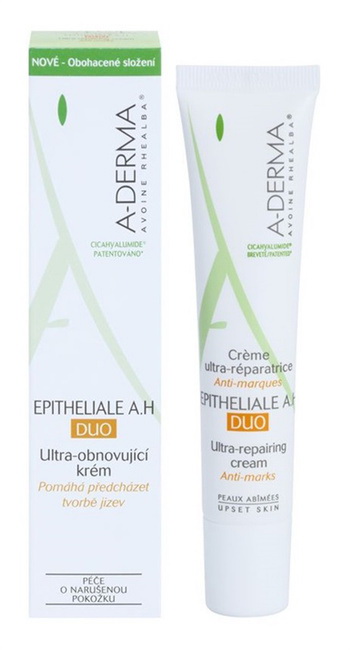 A-Derma Epitheliale A.H Duo крем для кожи восстанавливающий после вмешательств и повреждений 40 мл