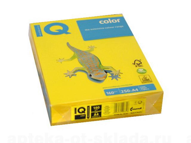 Бумага IQ color IG50 интенсив горчичный 500л А4 80г/л N 1