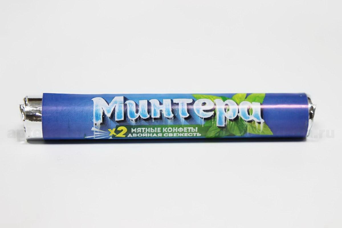 Минтера конфеты таблетированные мятный вкус N 100