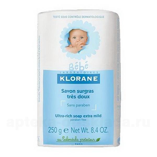 Klorane Bebe Мыло детское питательное 250г с календулой