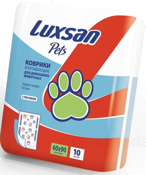 Luxsan Pets коврики впитывающие для животных 60х90 с рисунком N 10
