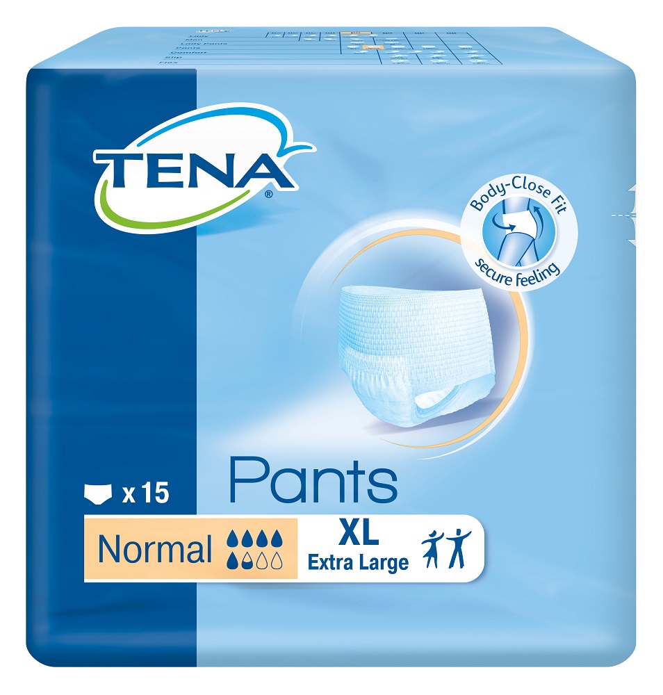 Подгузники-трусы для взрослых Тена Пэнтс Normal XL 120-160см N 15