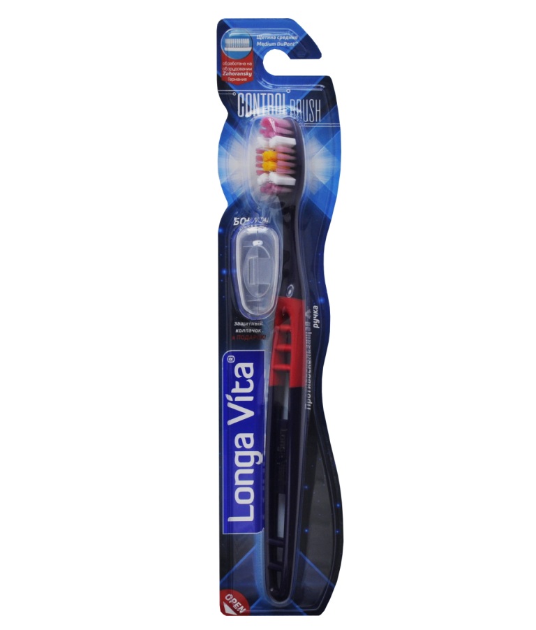 Longa Vita Control Brush зубная щетка арт.К321 средняя жесткость