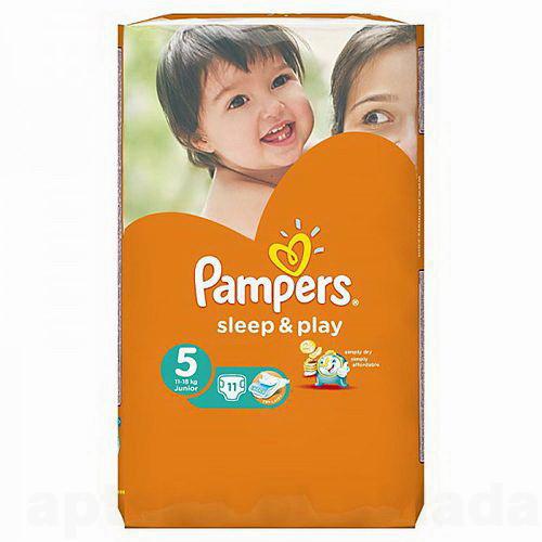 Подгузники Pampers Sleep and Play юниор размер 5 (11-16кг) N 11