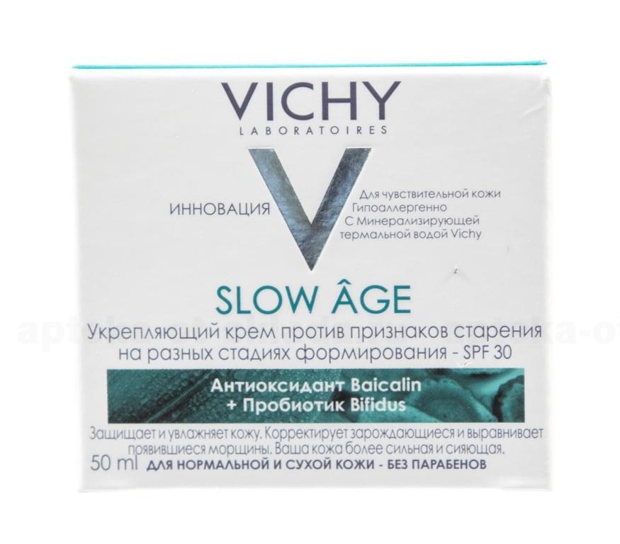 Vichy Slow Agе крем пр/морщин укрепляющий spf-30 для норм/сух кожи 50мл