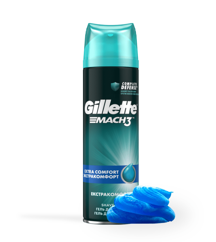 Gillette mach 3 гель для бритья экстра комфорт 200мл