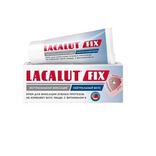Lacalut fix крем д/фиксации зубн. протезов нейтральный 70г N 1