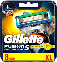 Gillette fusion progluide power сменные кассеты N 8